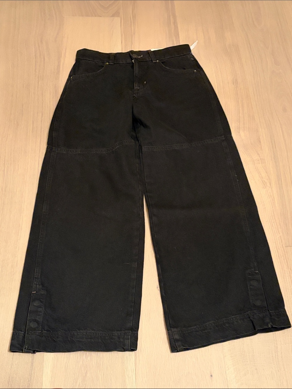 We The Free Black Wide-Leg Women's Jeans